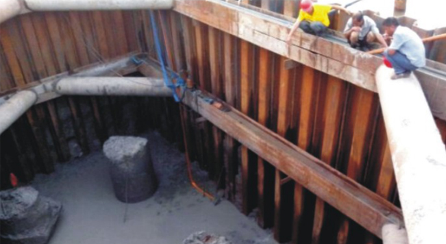 鋼板樁應用于泰國港口支護工程